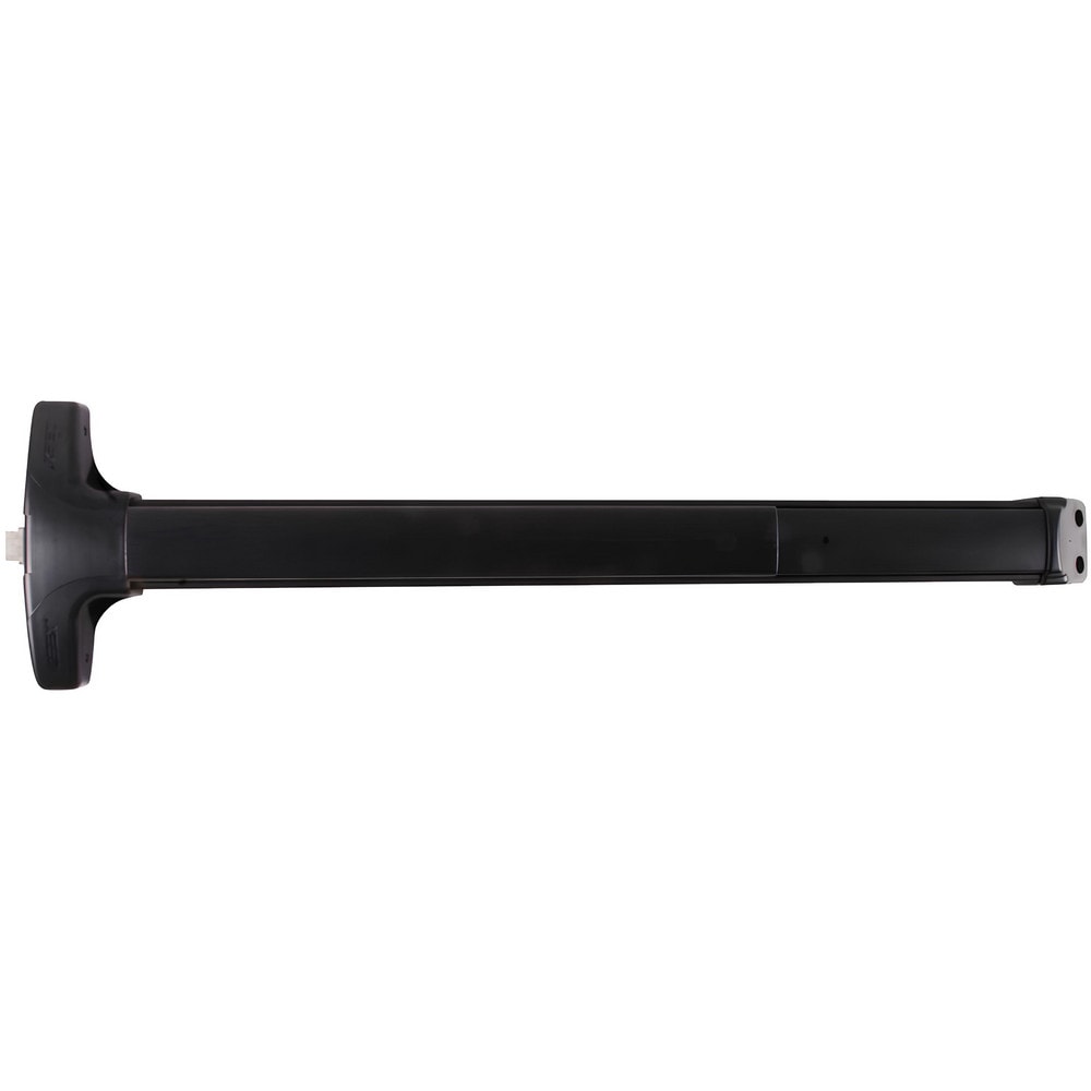 Push Bars; Material: Metal; Locking Type: Exit Device Only; Maximum Door Width: 4 ft; Finish/Coating: Satin Black Anodized Aluminum; Minimum Door Width: 4 ft