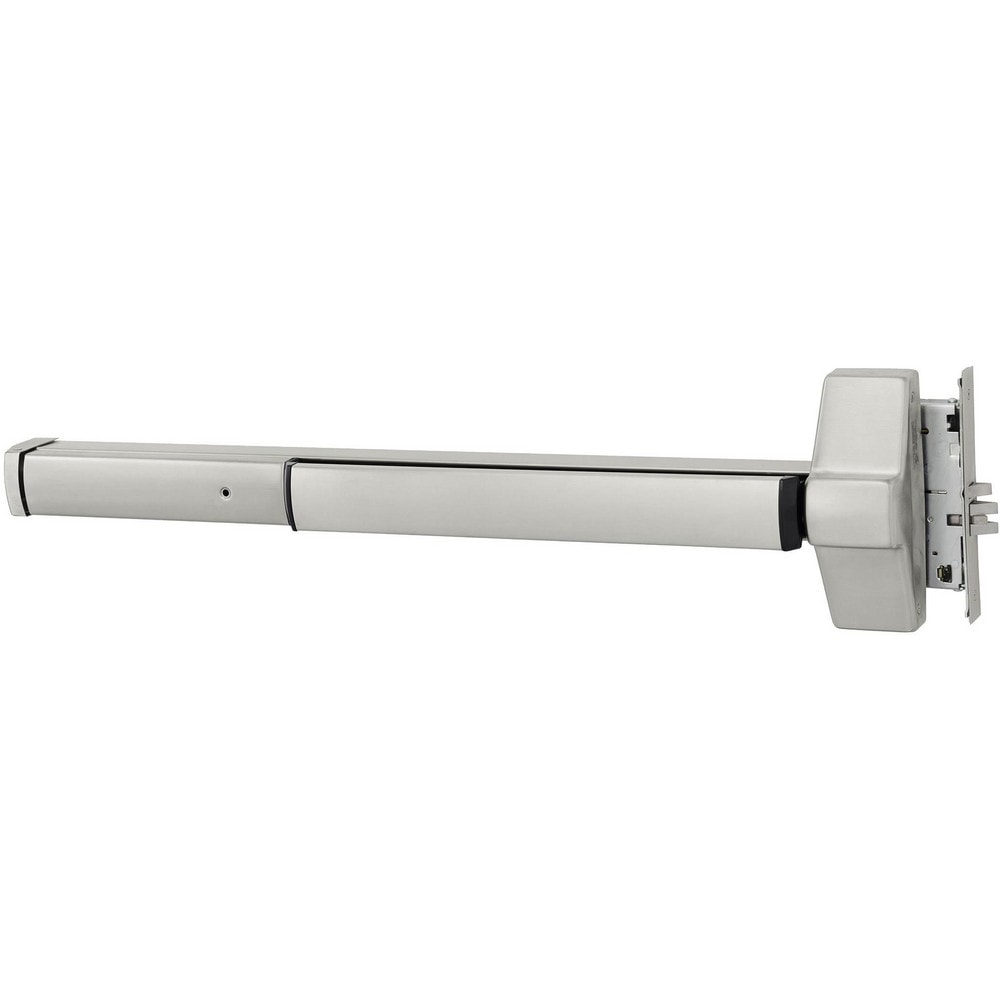 Push Bars; Material: Metal; Locking Type: Exit Device Only; Maximum Door Width: 3 ft; Finish/Coating: Satin Stainless Steel; Minimum Door Width: 2.5 ft