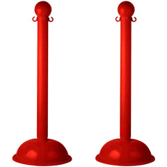 Barrier Posts; Post Type: Standard Post; Post Material: Polyethylene, Plastic; Base Material: Plastic; Surface Style: Solid Color