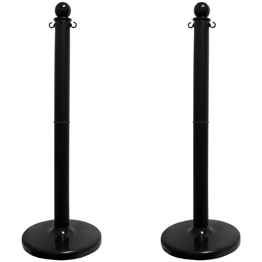 Barrier Posts; Post Type: Standard Post; Post Material: Polyethylene, Plastic; Base Material: Plastic; Surface Style: Solid Color