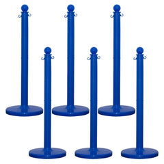 Barrier Posts; Post Type: Standard Post; Post Material: Polyethylene, Plastic; Base Material: Plastic; Surface Style: Solid Color