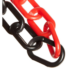 Barrier Rope & Chain; Type: Safety Chain; Snap End Material: Polyethylene, Plastic; Hook Fitting Material: Plastic; Color: Red, Black; Link Type: Straight Link; Rope/ Chain Material: Polyethylene, Plastic