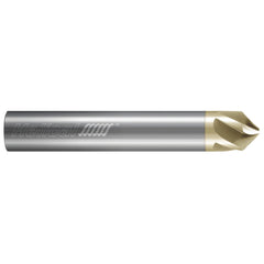 Chamfer Mill: 3/4" Dia, 3/4" Shank Dia, 100.00 deg, 5 Flute, Solid Carbide, Single End