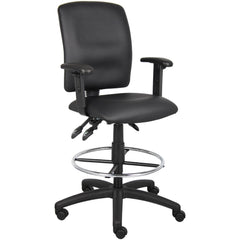 Multi-Function Drafting Stool with Adjustable Arm: 26 to 29-1/2" Seat Height, 19-1/2 x 17-1/2" Seat