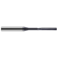 Chucking Reamer: 1.45mm Dia, 50.00mm OAL, 10.00mm Flute Length, Straight-Cylindrical Shank, Solid Carbide