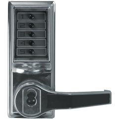 Lever Locksets; Lockset Type: Entrance; Key Type: Keyed Different; Back Set: 2-3/4; Cylinder Type: Less Core; Material: Metal; Door Thickness: 1-3/4; Finish: Bright Brass