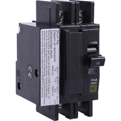 Circuit Breakers; Circuit Breaker Type: Miniature Circuit Breaker; Amperage: 10; Voltage: 120/240V; Wire Size (AWG): 14-2; Number Of Poles: 2; Tripping Mechanism: Thermal-Magnetic; Terminal Connection Type: Box Lugs; Phase: Single to Three