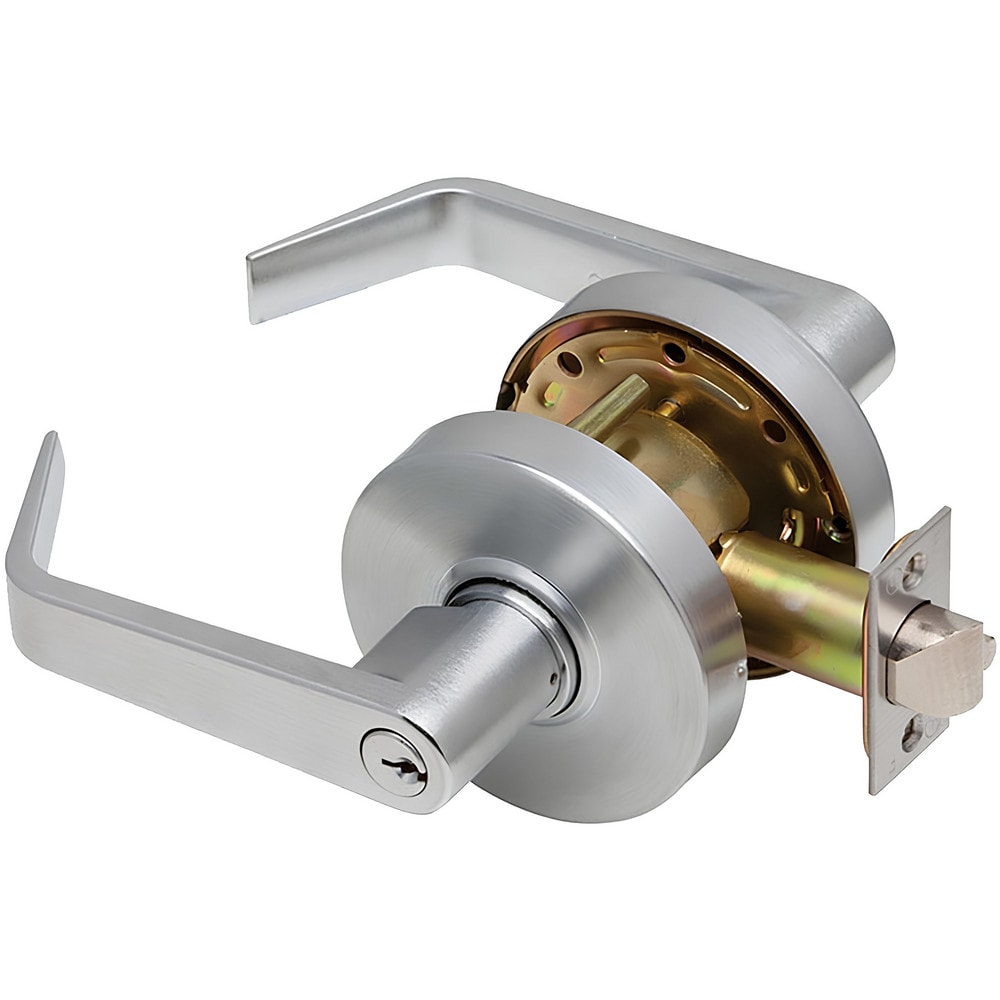 Lever Locksets; Lockset Type: Storeroom; Key Type: Keyed Different; Back Set: 2-3/4; Cylinder Type: Conventional; Material: Metal; Door Thickness: 1-3/8 to 2; Finish: Satin Chrome