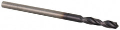 Screw Machine Length Drill Bit: 0.0866" Dia, 118 deg Point, Solid Carbide