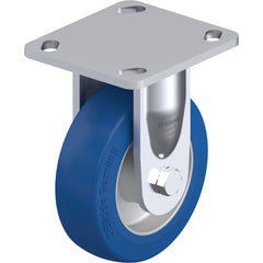 Top Plate Casters; Mount Type: Plate; Number of Wheels: 1.000; Wheel Diameter (Inch): 4; Wheel Material: Polyurethane; Wheel Width (Inch): 1-3/8; Wheel Color: Dark Gray