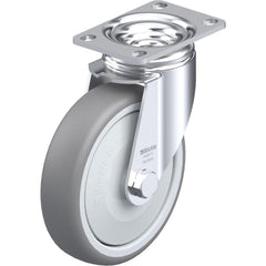 Top Plate Casters; Mount Type: Plate; Number of Wheels: 1.000; Wheel Diameter (Inch): 8; Wheel Material: Polyurethane; Wheel Width (Inch): 2; Wheel Color: Brown