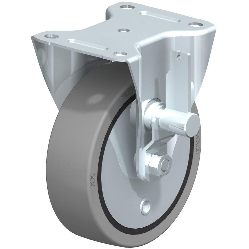 Top Plate Casters; Mount Type: Plate; Number of Wheels: 1.000; Wheel Diameter (Inch): 8; Wheel Material: Polyurethane; Wheel Width (Inch): 2; Wheel Color: Brown