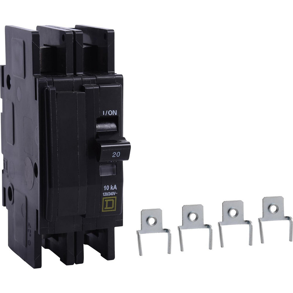 Circuit Breakers; Circuit Breaker Type: Miniature Circuit Breaker; Amperage: 20; Voltage: 120/240V; Wire Size (AWG): 14-2; Number Of Poles: 2; Tripping Mechanism: Thermal-Magnetic; Terminal Connection Type: Box Lugs; Phase: Single to Three