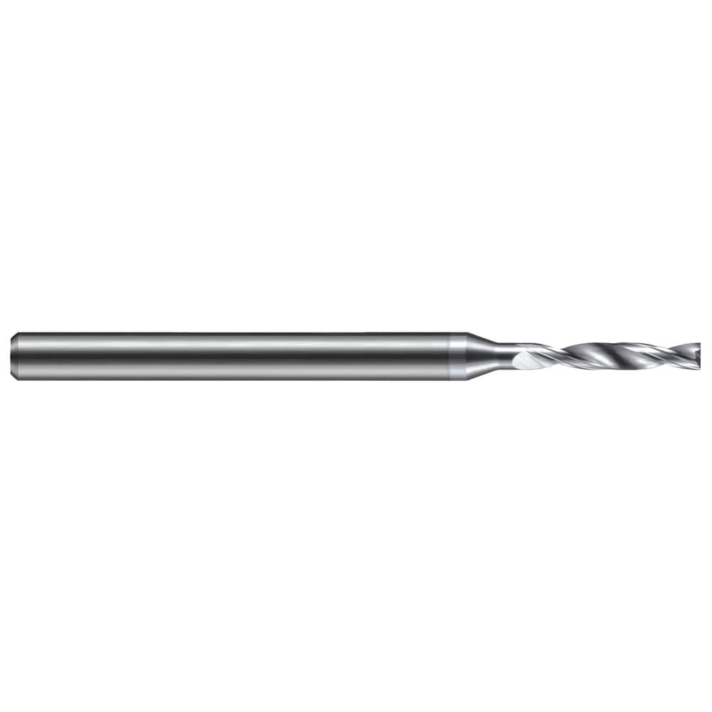 Micro Drill Bit: 0.1160" Dia, 180 deg, Solid Carbide