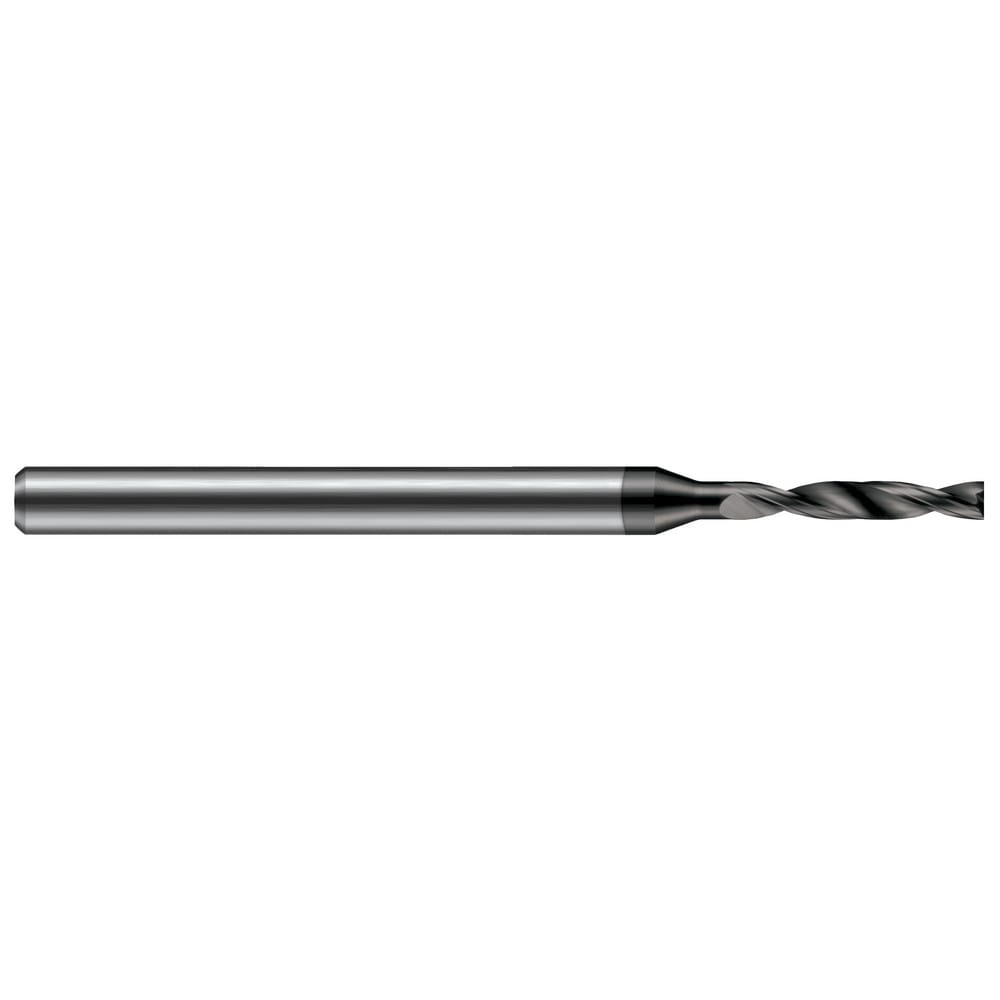 Micro Drill Bit: 0.0625" Dia, 180 deg, Solid Carbide