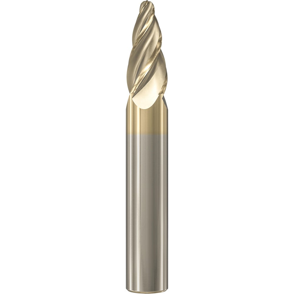 Barrel Cutter End Mills; End Type: Oval Form; Material: Solid Carbide; Small End Diameter (mm): 1.00; Shank Diameter (mm): 8.0000; Length of Cut (mm): 24.5000