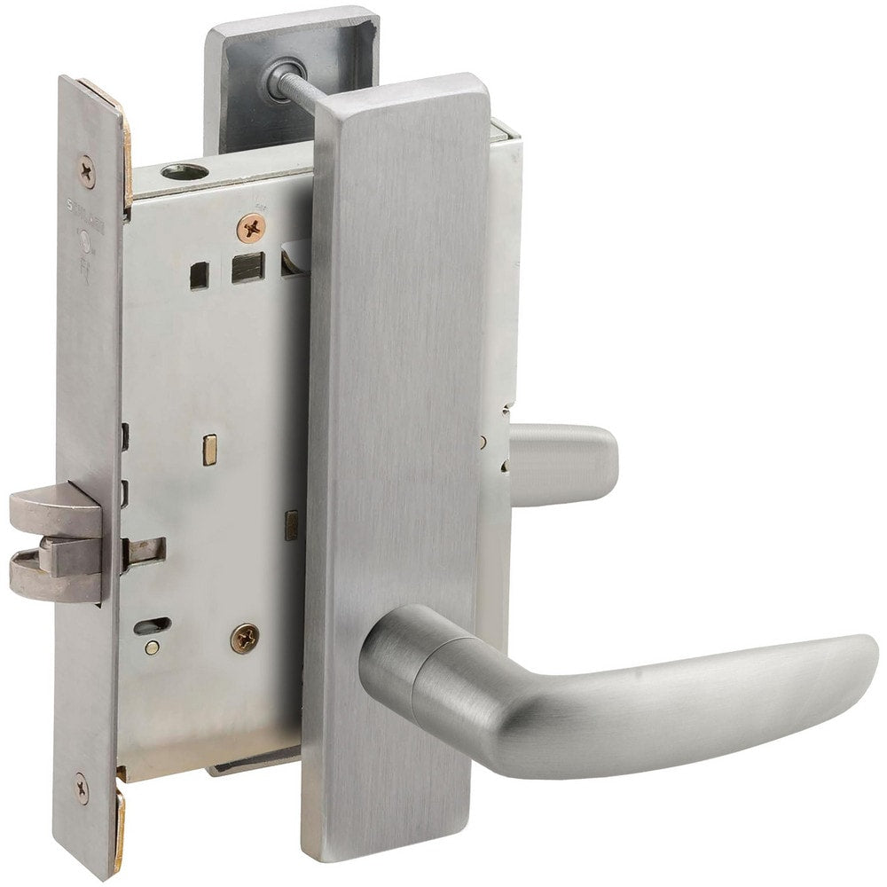 Lever Locksets; Lockset Type: Passage; Key Type: Keyed Different; Back Set: 2-3/4; Cylinder Type: None; Material: Metal; Door Thickness: 1-3/4; Finish: Satin Stainless Steel