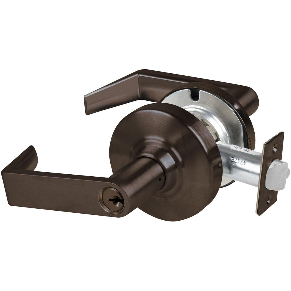 Lever Locksets; Lockset Type: Entrance; Key Type: Keyed Different; Back Set: 2-3/4; Cylinder Type: Less Core; Material: Metal; Door Thickness: 1-5/8 - 2-1/8; Finish: Oil-Rubbed Bronze