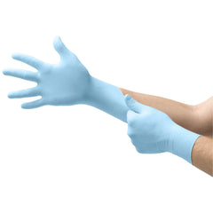 Disposable Gloves: Size X-Small, 2.8 mil, Nitrile, General Purpose Grade, Powder-Free