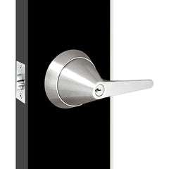 Lever Locksets; Lockset Type: Storeroom; Key Type: Keyed Different; Back Set: 2-3/4; Cylinder Type: Mortise; Material: Metal; Door Thickness: 1-3/4 to 2; Finish: Satin Stainless Steel