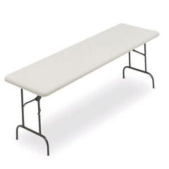 Folding Tables; 96X30X29 PLATINUM RECT FOLDING TABLE