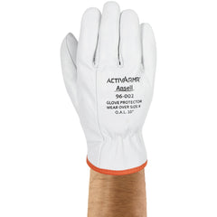 Leather Protectors: Activarmr RIGS 96-002, Goatskin Leather, Natural, Size Large