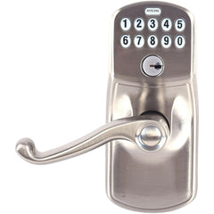 Lever Locksets; Lockset Type: Entrance; Key Type: Keyed Different; Back Set: 2-3/4; Cylinder Type: Conventional; Material: Metal; Door Thickness: 1-3/4; Finish: Satin Nickel Plated Clear Coated