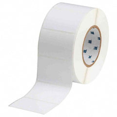 Label Maker Label: White, Nylon, 1,000 per Roll