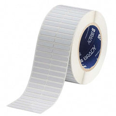 Label Maker Label: White, Polyimide, 1-1/4" OAW, 10,000 per Roll