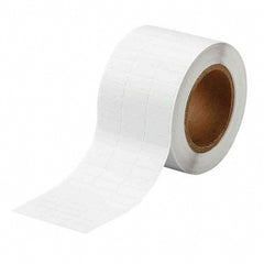 Label Maker Label: White, Polyimide, 10,000 per Roll