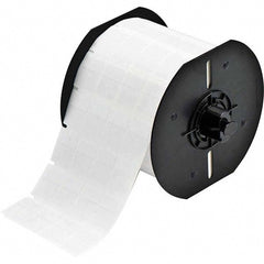 Label Maker Label: Clear & White, Vinyl, 3/4" OAW, 5,000 per Roll