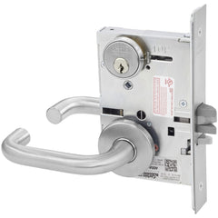 Lever Locksets; Lockset Type: Classroom; Key Type: Keyed Different; Back Set: 2-3/4; Cylinder Type: Conventional; Material: Metal; Door Thickness: 1-3/4; Finish: Satin Chrome