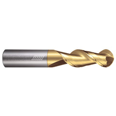 Ball End Mill: 5/8" Dia, 1-5/8" LOC, 2 Flute, Solid Carbide