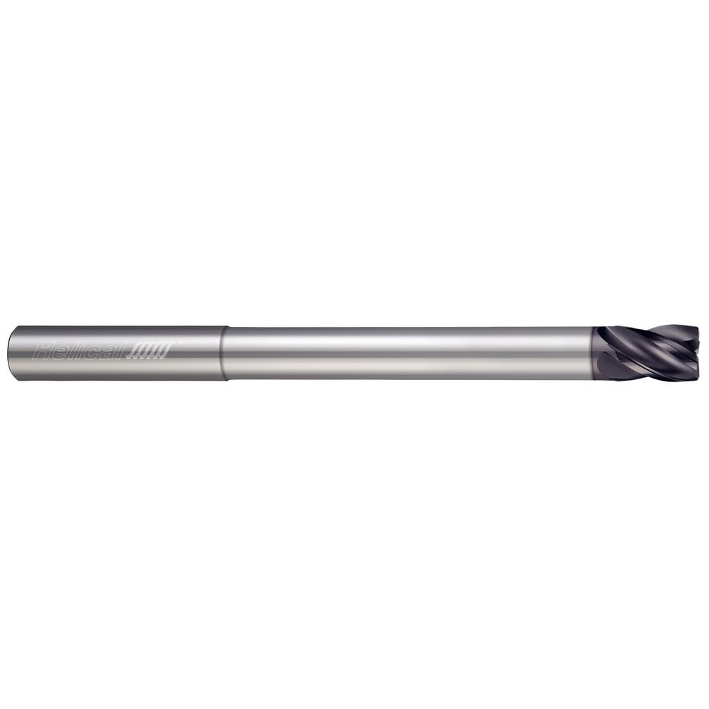 Corner Radius End Mill: 1/2" Dia, 5/8" LOC, 0.0600" Radius, 4 Flute, Solid Carbide