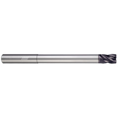 Corner Radius End Mill: 1/2" Dia, 5/8" LOC, 0.0600" Radius, 4 Flute, Solid Carbide