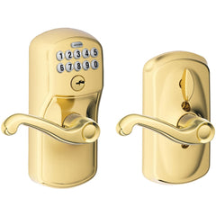 Lever Locksets; Lockset Type: Entrance; Key Type: Keyed Different; Back Set: 2-3/4; Cylinder Type: Conventional; Material: Metal; Door Thickness: 1-3/4; Finish: Lifetime Brass