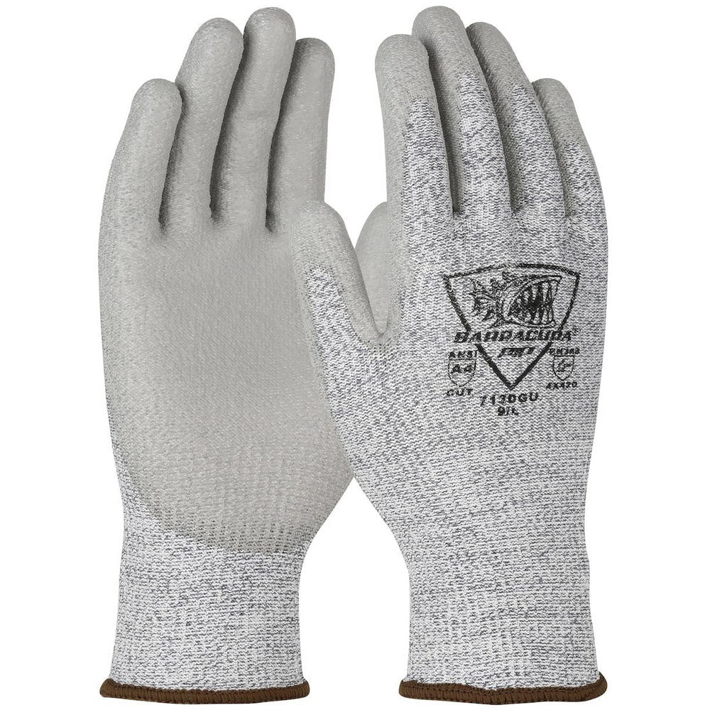 Cut, Puncture & Abrasion-Resistant Gloves: PiP 713DGU, Size Medium, ANSI Cut A4, ANSI Puncture 2, Polyurethane, PolyKor