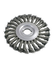 6″ Diameter × 5/8″ Width, Carbon Steel, 0.016″ N/A Bristle, Wheel Brush