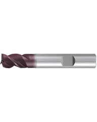 Square End Mill; 16 mm Dia. × 16 mm LOC × 16 mm Shank Dia. × 82 mm OAL ; 3 FL ; Carbide ; AlTiN ; Series 2517A