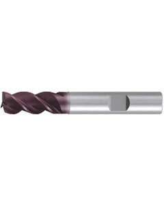 Square End Mill; 16 mm Dia. × 26 mm LOC × 16 mm Shank Dia. × 92 mm OAL ; 3 FL ; Carbide ; AlTiN ; Series 2519A