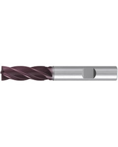 Square End Mill; 4 mm Dia. × 12 mm LOC × 6 mm Shank Dia. × 62 mm OAL ; 4 FL ; Carbide ; AlTiN ; Series 2527A