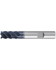 Corner Radius End Mill; 14 mm Dia. × 26 mm LOC × 14 mm Shank Dia. × 83 mm OAL ; 4 FL ; Carbide ; AlTiN ; 1 mm R ; Series Jet-Cut