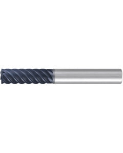 Square End Mill; 10 mm Dia. × 30 mm LOC × 10 mm Shank Dia. × 80 mm OAL ; 6 FL ; Carbide ; AlTiN ; Series 1828A