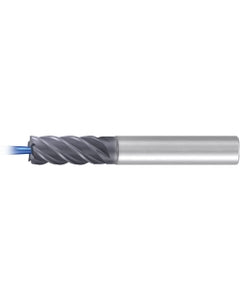 ‎Square End Mill; 3/8″ Dia. × 7/8″ LOC × 3/8″ Shank Dia. × 2-1/2″ OAL ; 5 FL ; Carbide ; AlCr