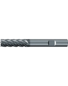 ‎Square End Mill; 3/4″ Dia. × 2-1/4″ LOC × 3/4″ Shank Dia. × 5″ OAL ; 5 FL ; Carbide ; AlCr ; Series 2573L