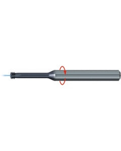 ‎3/8″ - 16 × 8 mm Shank Dia. × 71 mm OAL, Carbide, TiAlN, Thread Mill