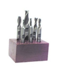 6 Pc. HSS Double-End End Mill Set