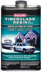 3M - Fiberglass Resin - 32 oz Resin, 0.37 oz Liquid - Top Tool & Supply