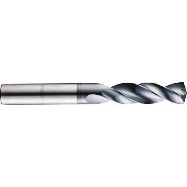 Screw Machine Length Drill Bit: 0.0469″ Dia, 145 °, Solid Carbide Coated, Right Hand Cut, Spiral Flute, Straight-Cylindrical Shank, Series 135