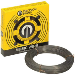 Value Collection - 36 Gage, 0.102 Inch Diameter x 36 Ft. Long, High Carbon Steel, Tempered Music Wire Coil - ASTM A228, 1 Lb. Shipping Weight - Top Tool & Supply